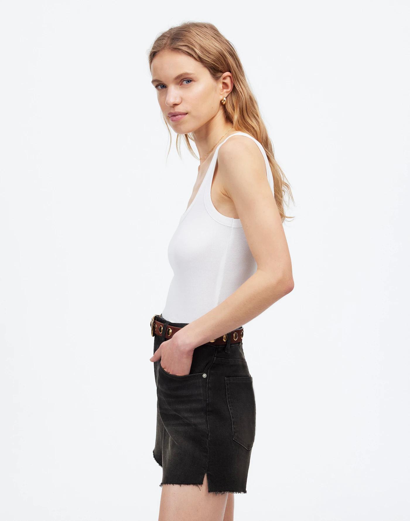 The Perfect Vintage Mid-Length Jean Short Product Image