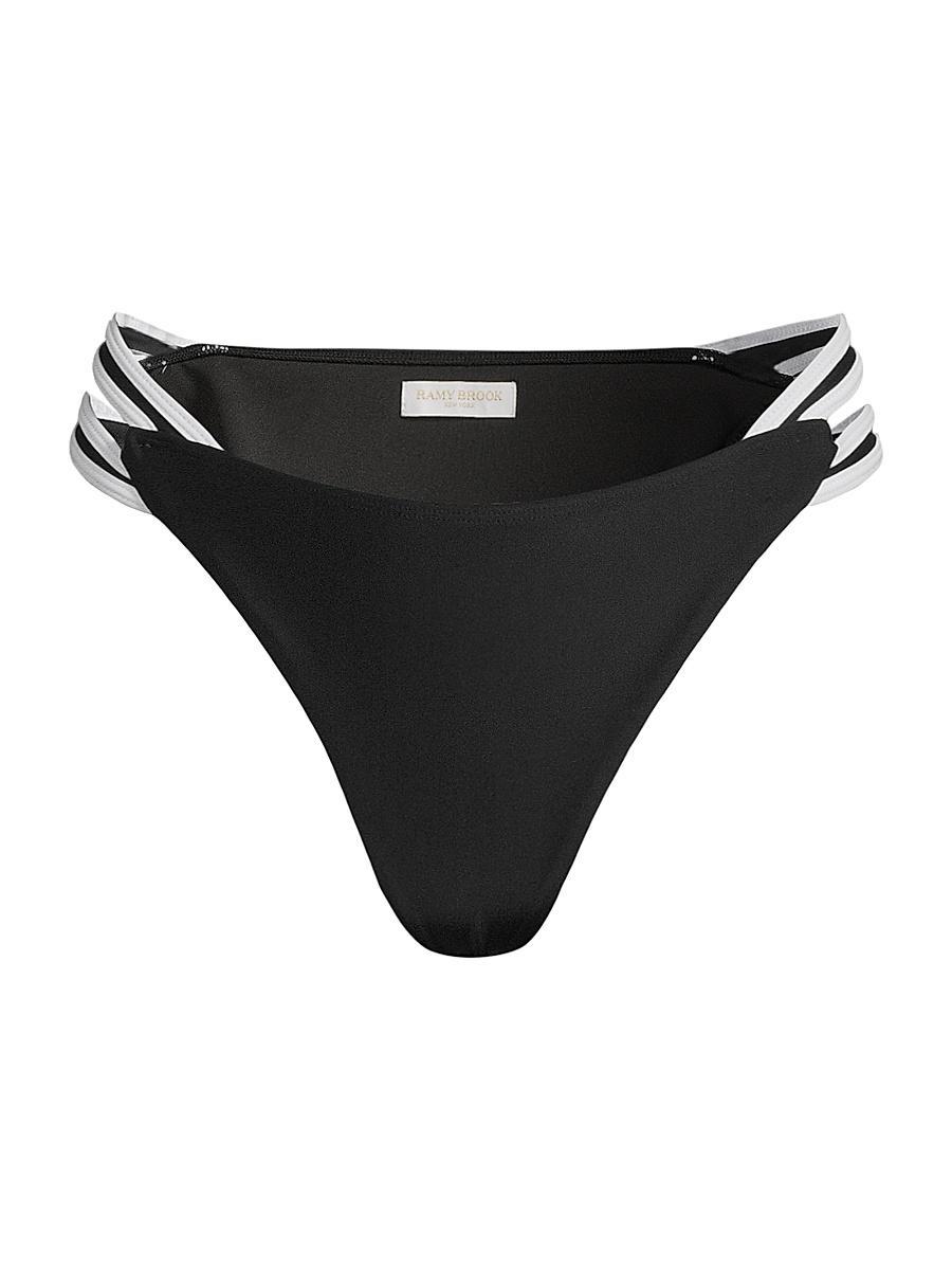 Womens Meggie Striped Bikini Bottom Product Image