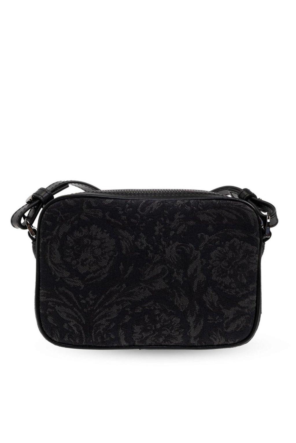 VERSACE Barocco Athena Messenger Bag In E Black Rutenio Product Image
