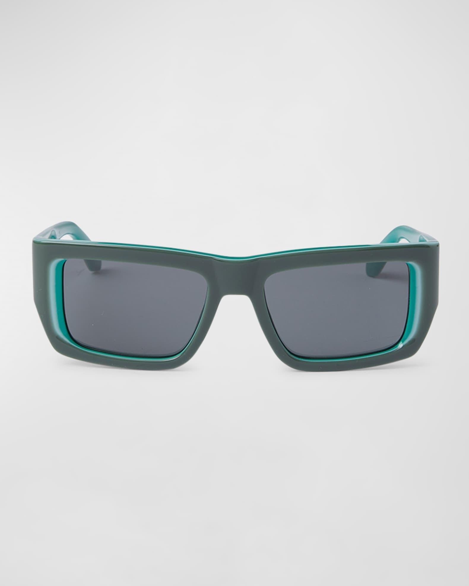 Mens Prescott Acetate Rectangle Sunglasses Product Image