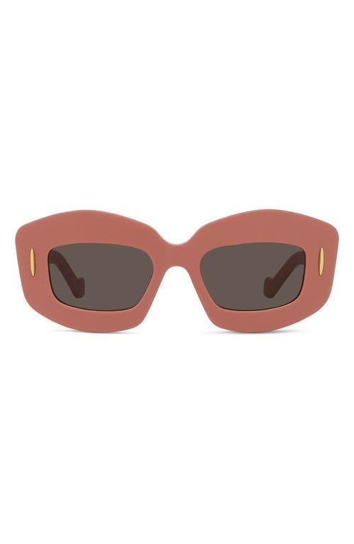 Loewe Chunky Anagram Rectangular Sunglasses, 49mm Product Image