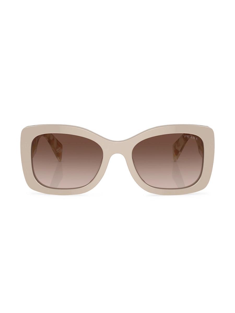 Womens Triomphe 55MM Rectangular Sunglasses Product Image