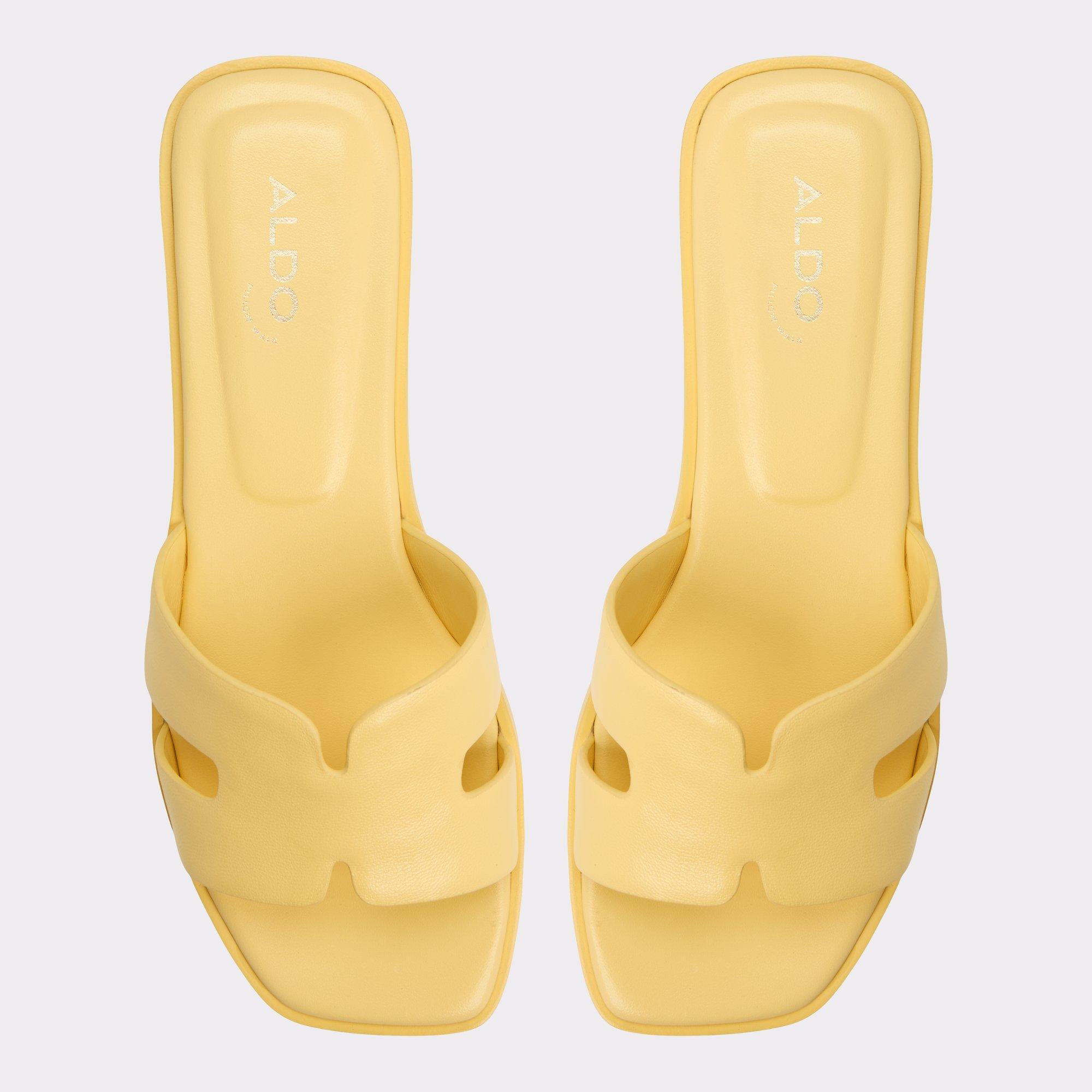 Itsandal Yellow Women's Flat Sandals | ALDO US Product Image