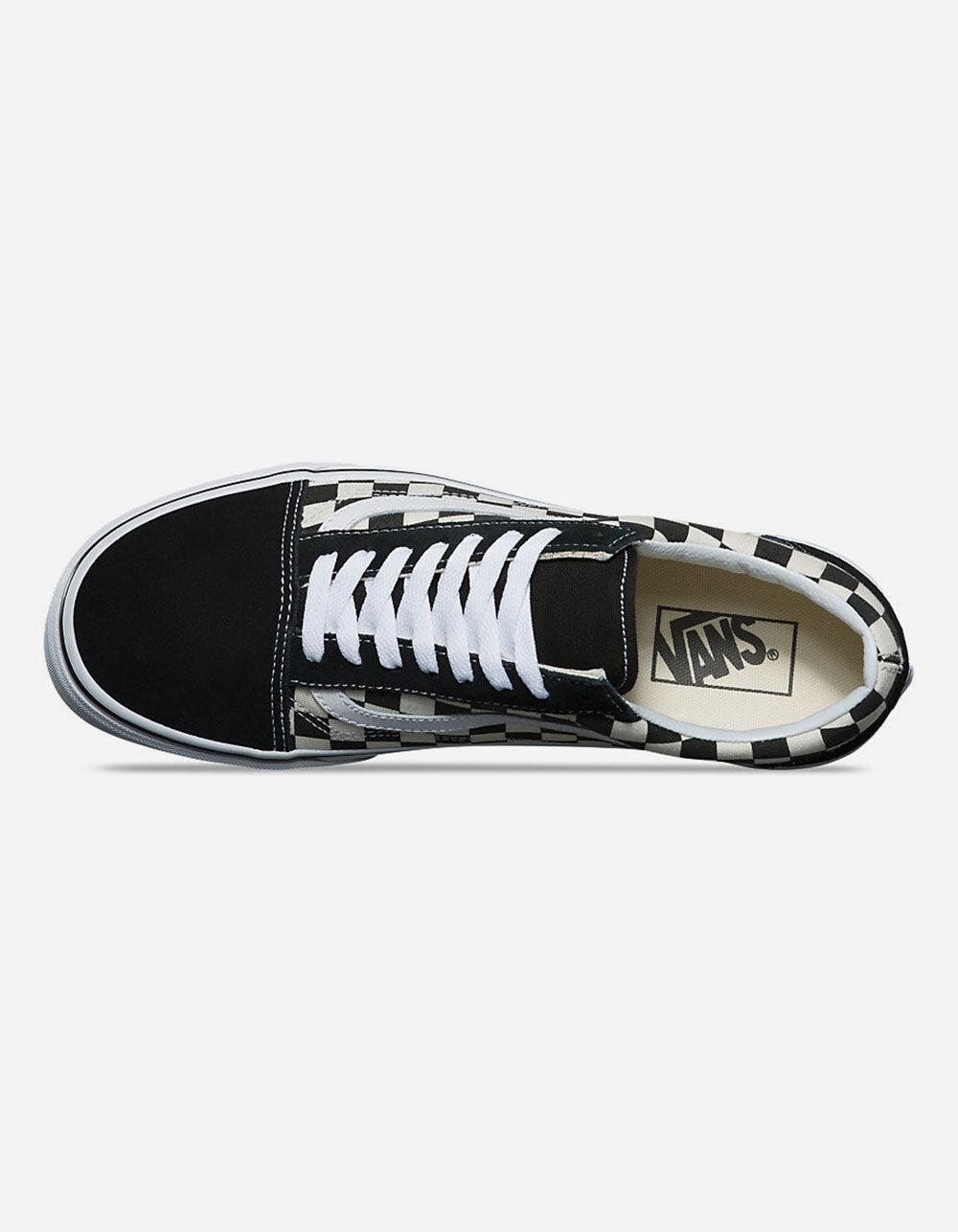 VANS Checkered Old Skool Black & White Shoes Product Image