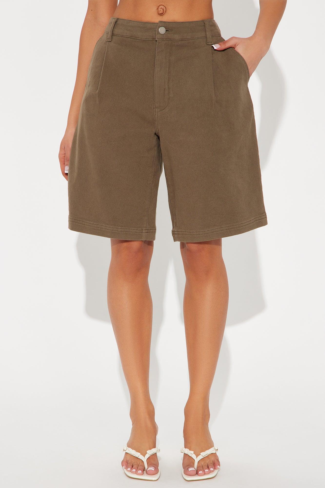 Adessa Bermuda Short - Olive Product Image
