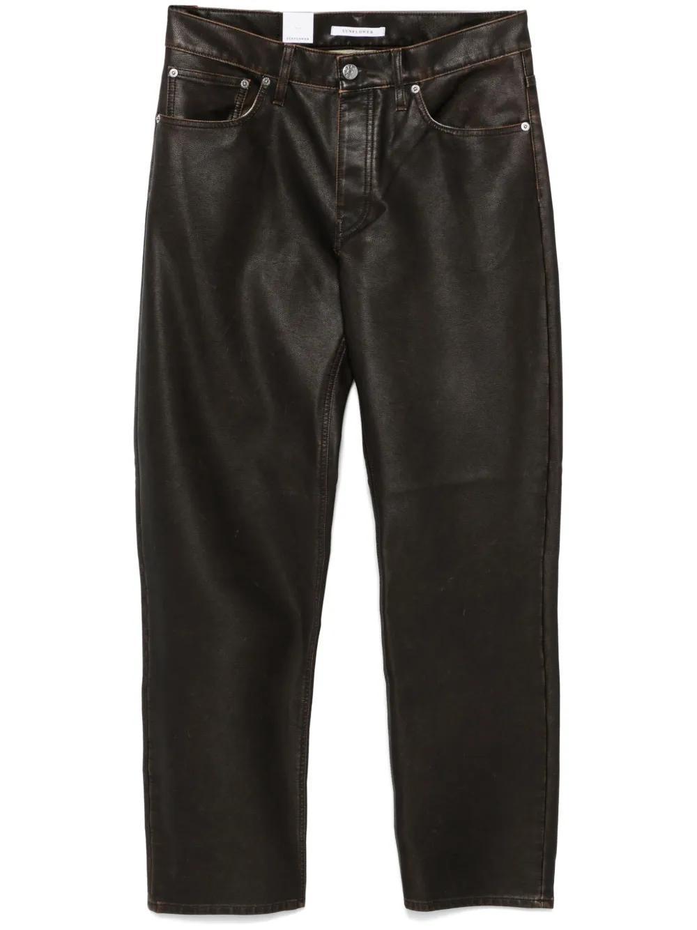 SUNFLOWER Loose Trousers In Brown Product Image