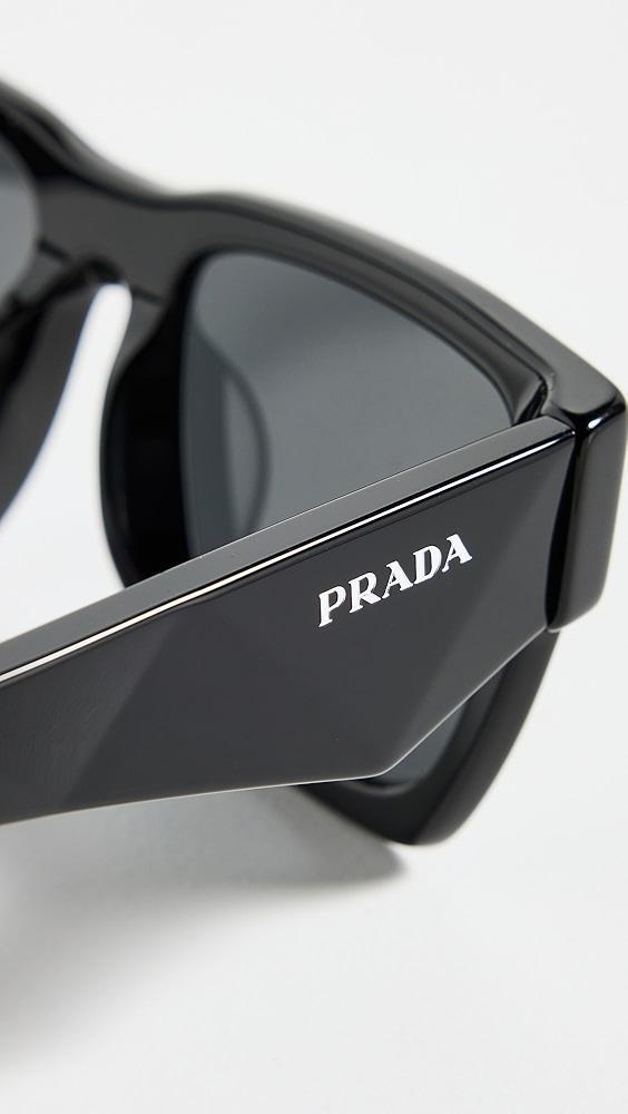 Prada Angled Cat Eye Sunglasses | Shopbop Product Image