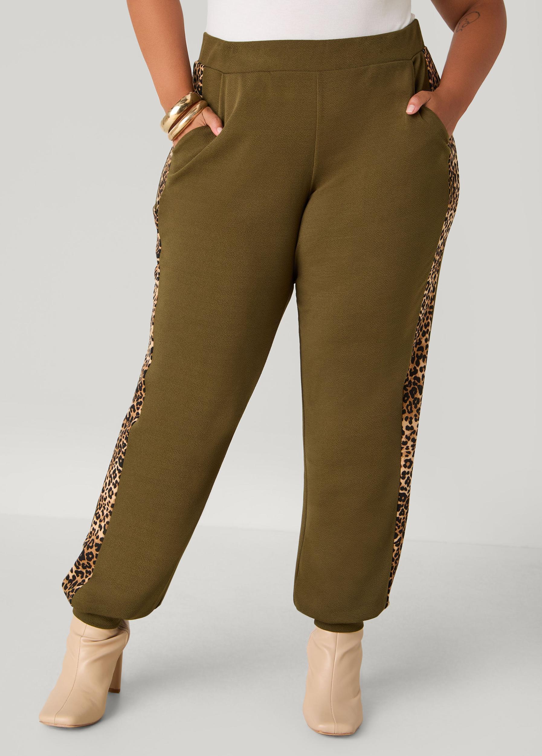 Animal Trimmed Joggers Product Image
