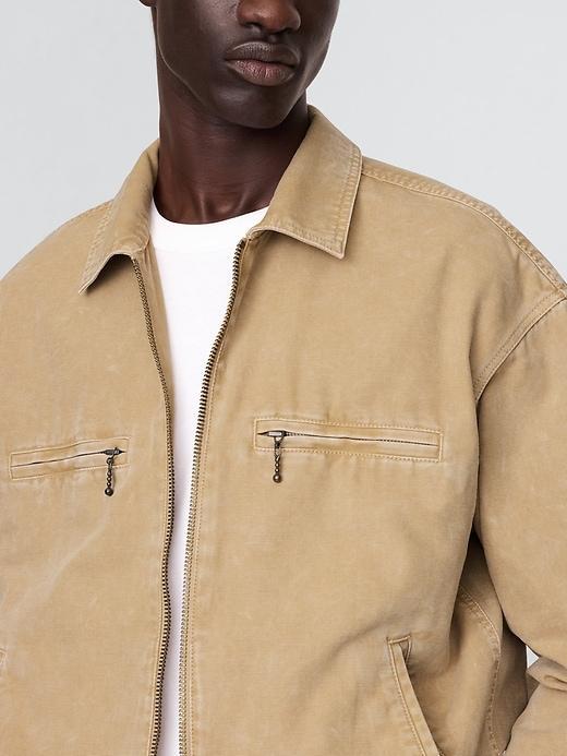 Canvas Moto Jacket Product Image