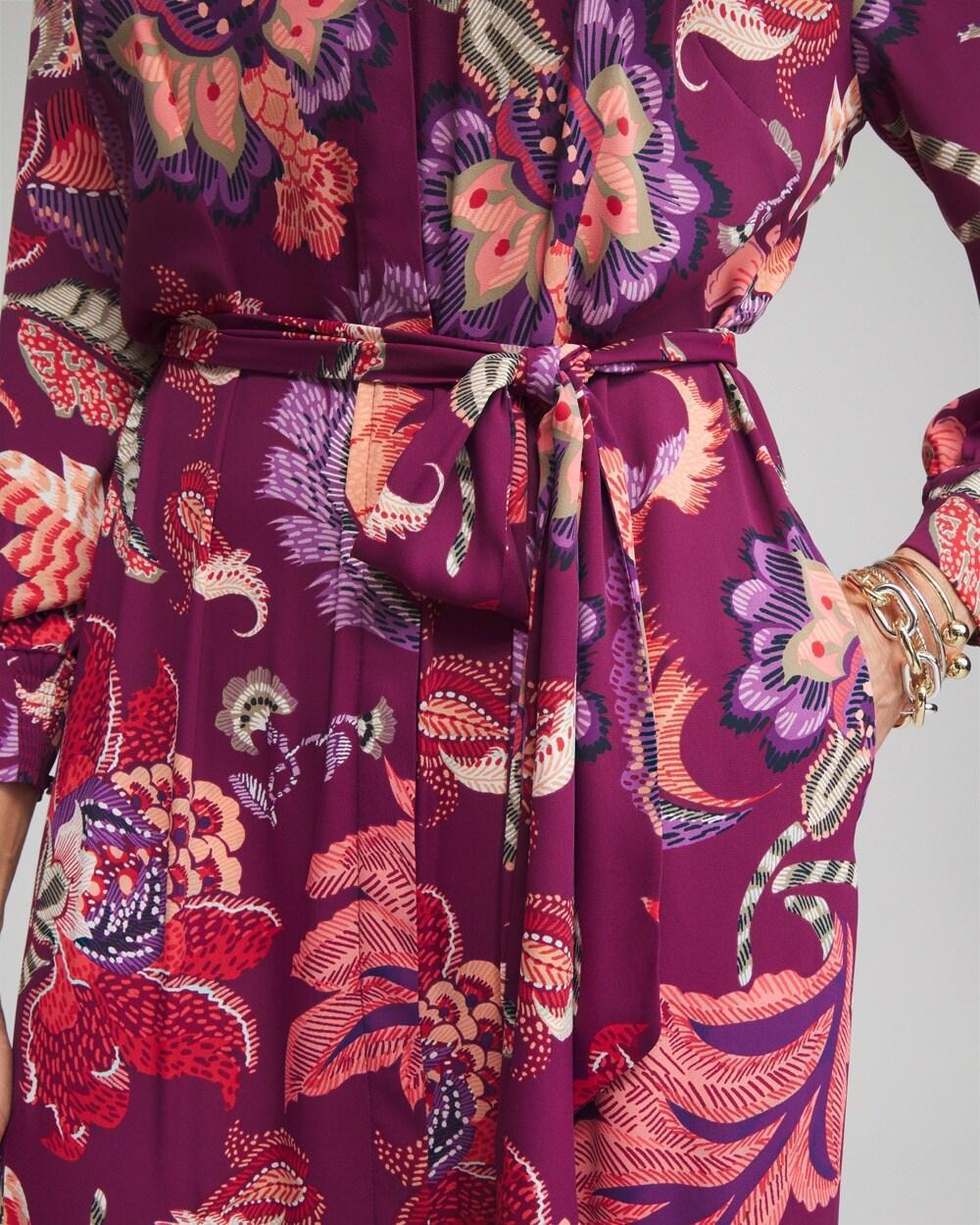 Floral Shirt Dress Product Image