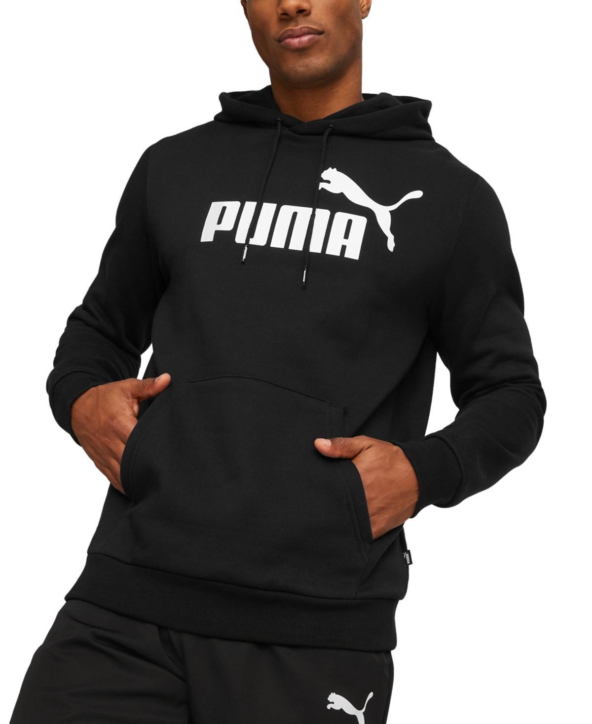 PUMA Essentials Big Logo Fleece Hoodie (Cotton ) Men's Clothing Product Image
