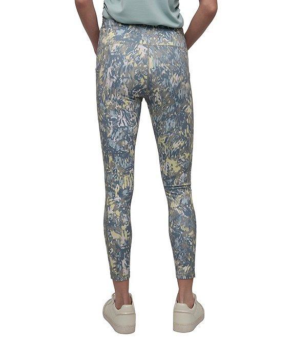 DKNY Sport by Donna Karan Elevate Interlock High Waist 7/8 Printed Fitness Leggings Product Image