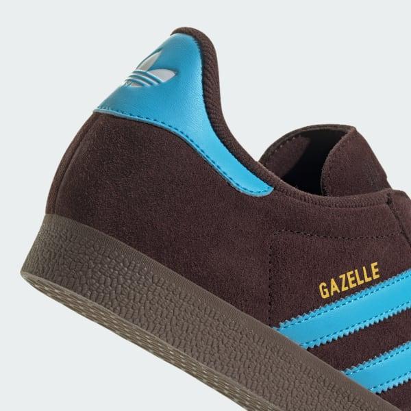 Mens adidas Gazelle Athletic Shoe - Black / Court Green / Gum Product Image