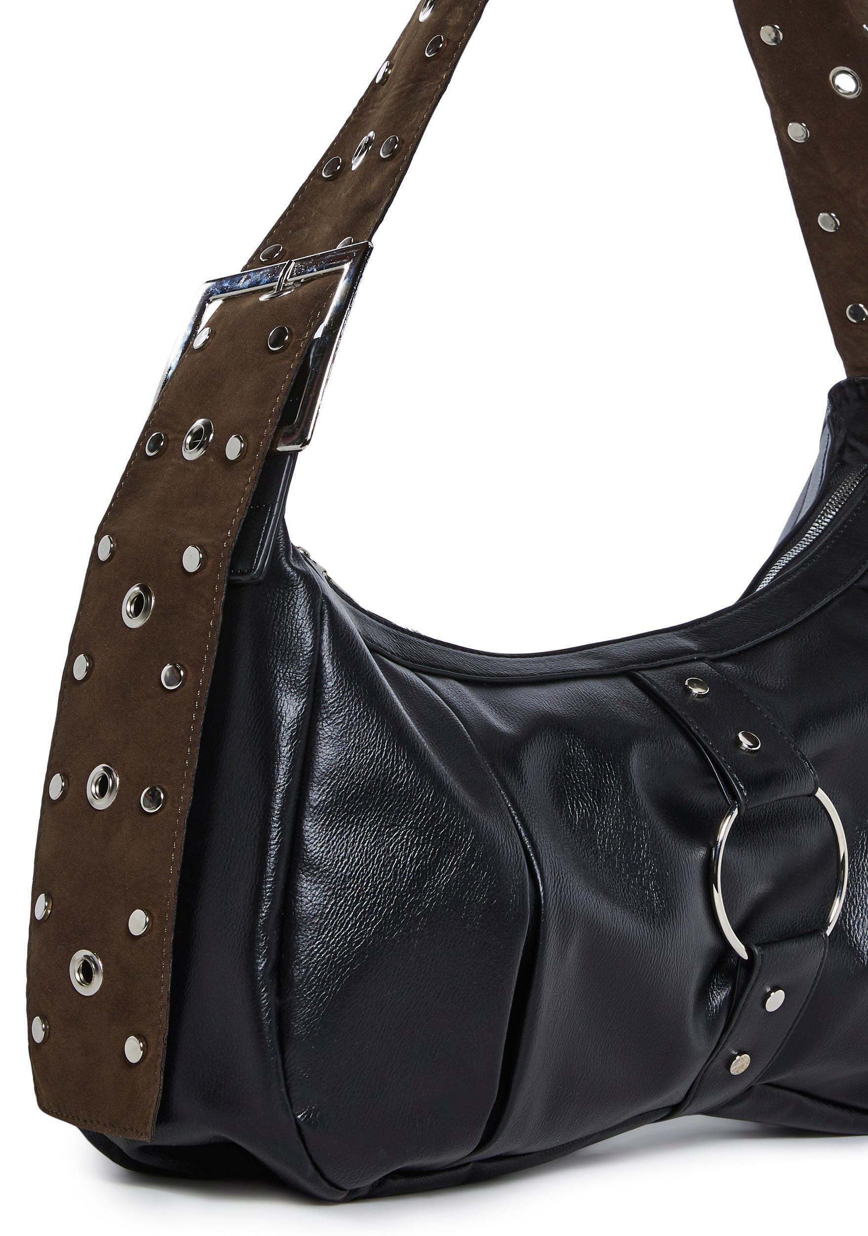 Buckle Shoulder Bag Current Mood - Black Product Image