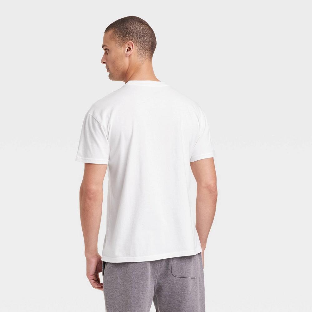 Mens Big & Tall Short Sleeve T-Shirt - Goodfellow & Co White 5XL Product Image