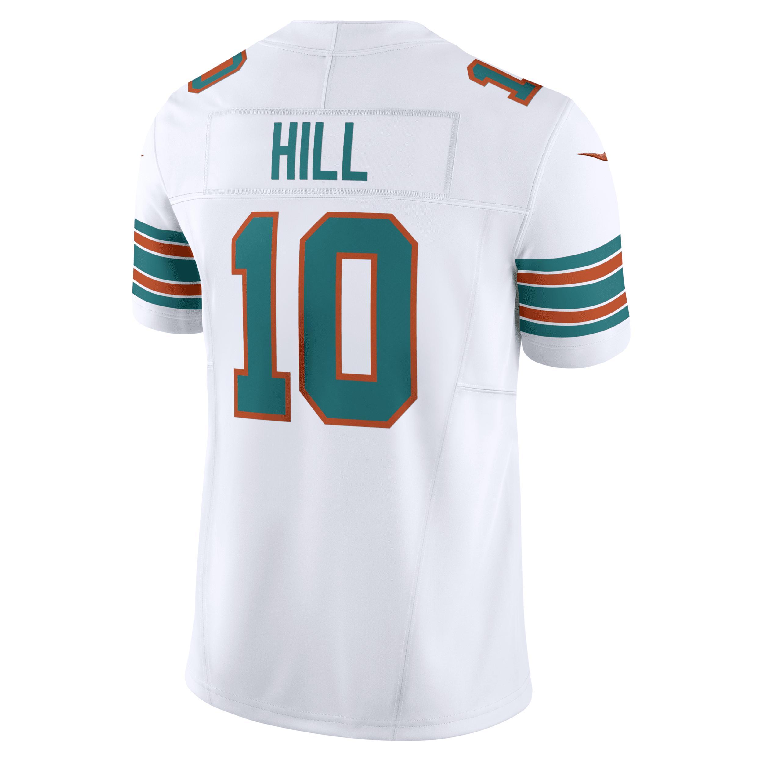Mens Nike Tyreek Hill Miami Dolphins Vapor F.U.S.E. Limited Jersey Product Image