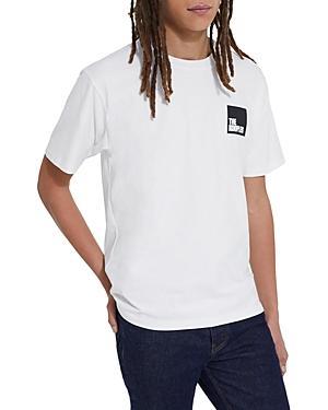 Slim sueded cotton T-shirt Product Image