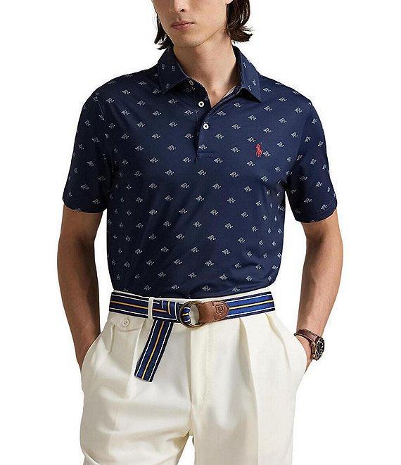 Polo Ralph Lauren Classic Fit Performance Stretch Logo Print Short Sleeve Polo Shirt Product Image