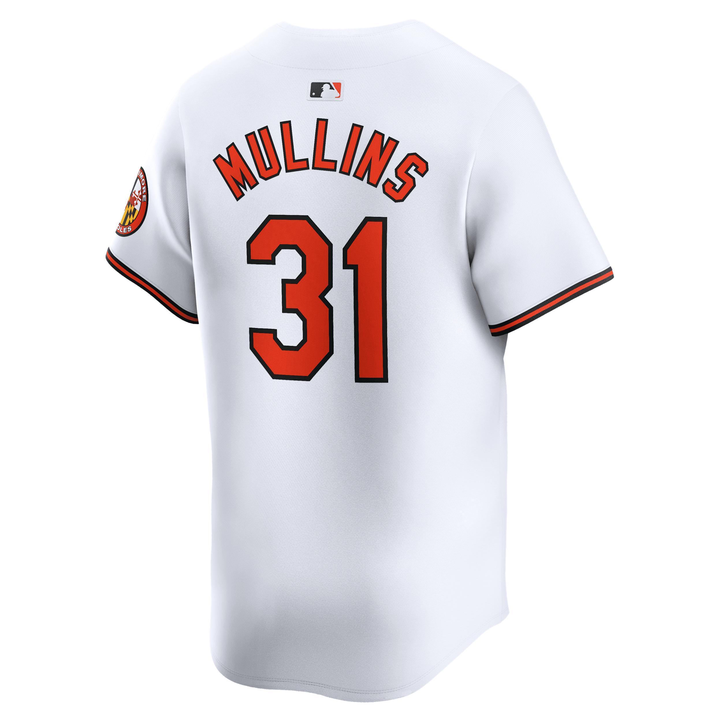 Men's Nike Cedric Mullins White Baltimore Orioles Home Limited Player Jersey, Size: XL Product Image