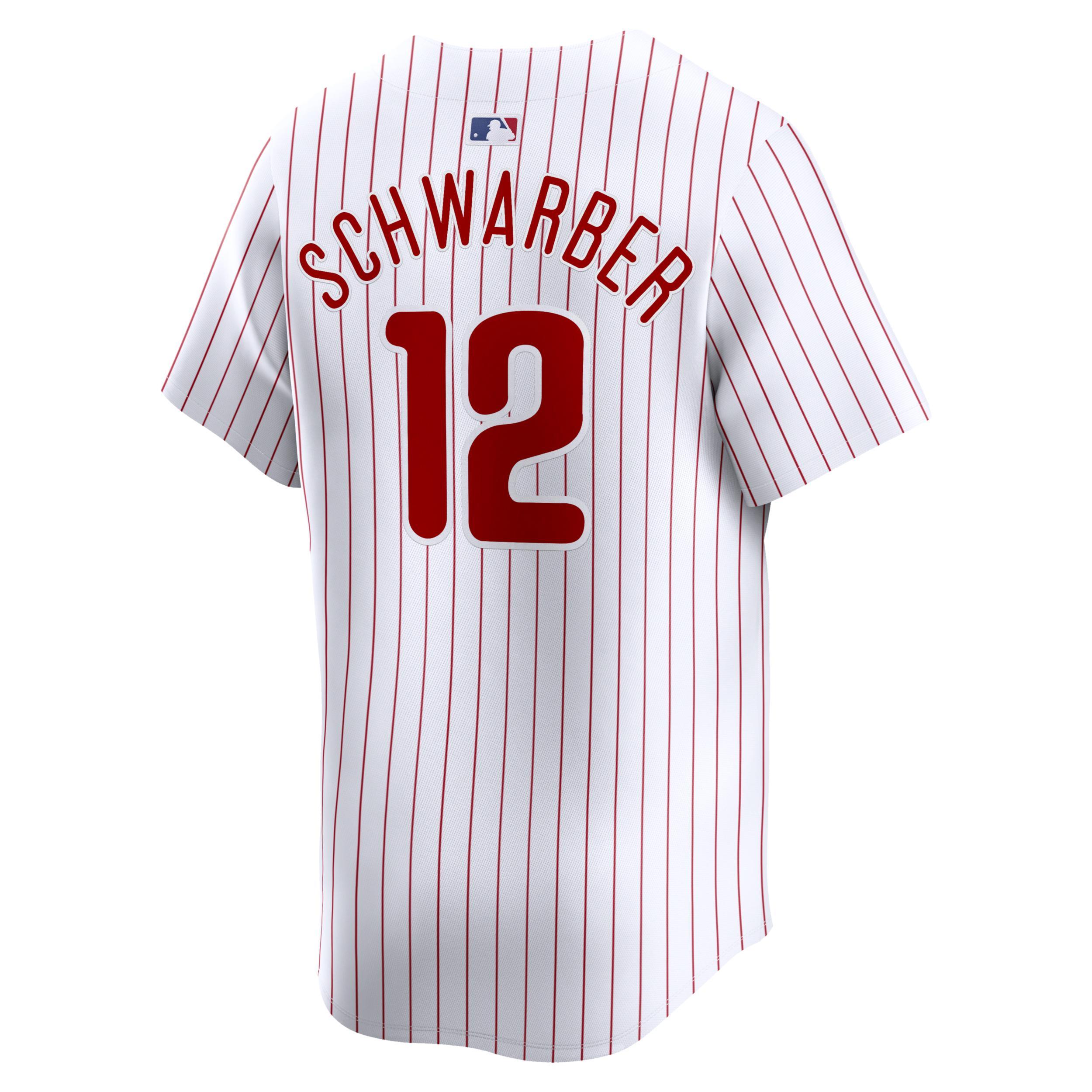 Men's Nike J.T. Realmuto White Philadelphia Phillies Home Limited Player Jersey, Size: Large Product Image