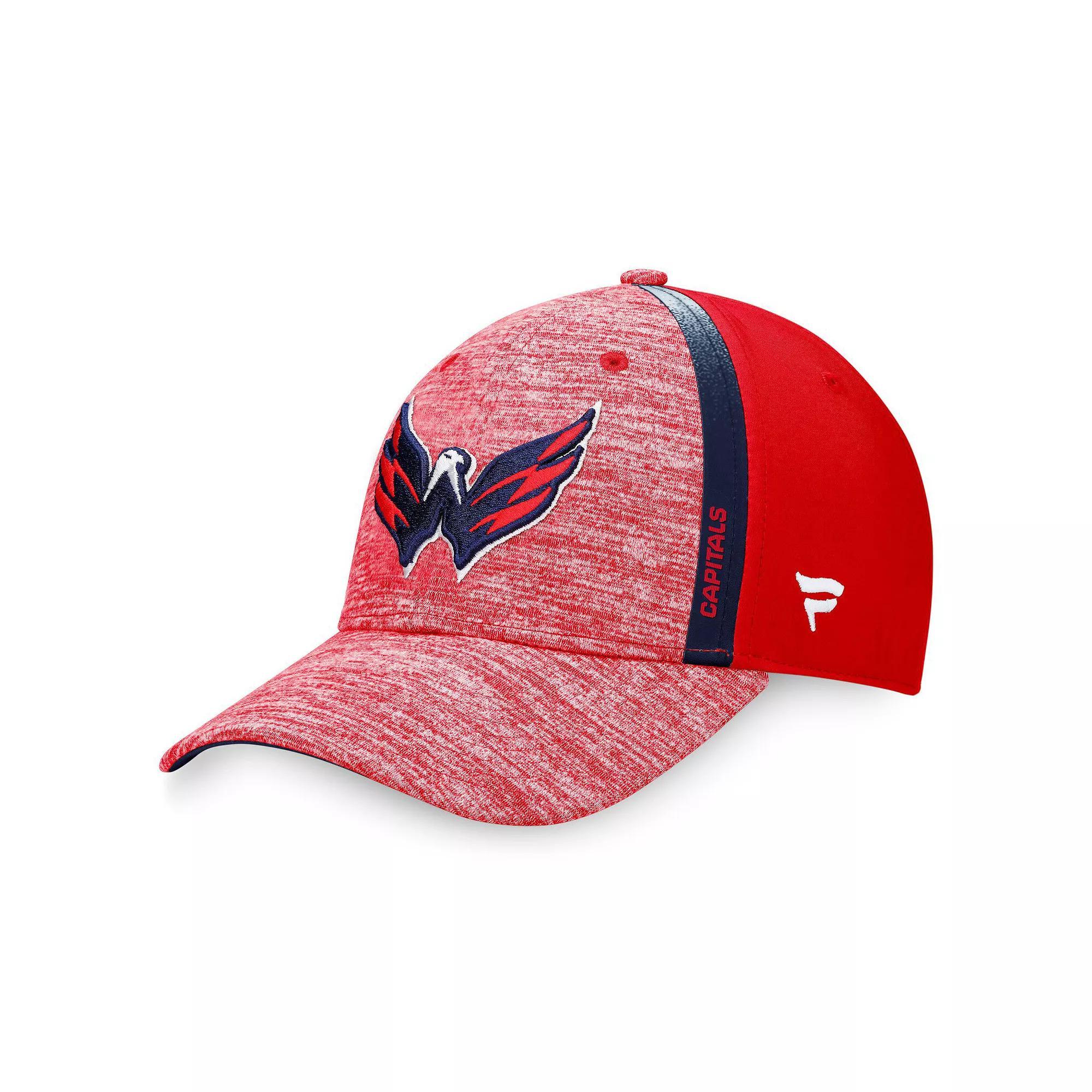 Men's Fanatics Branded Red Washington Capitals Defender Flex Hat, Size: Small/Medium Product Image