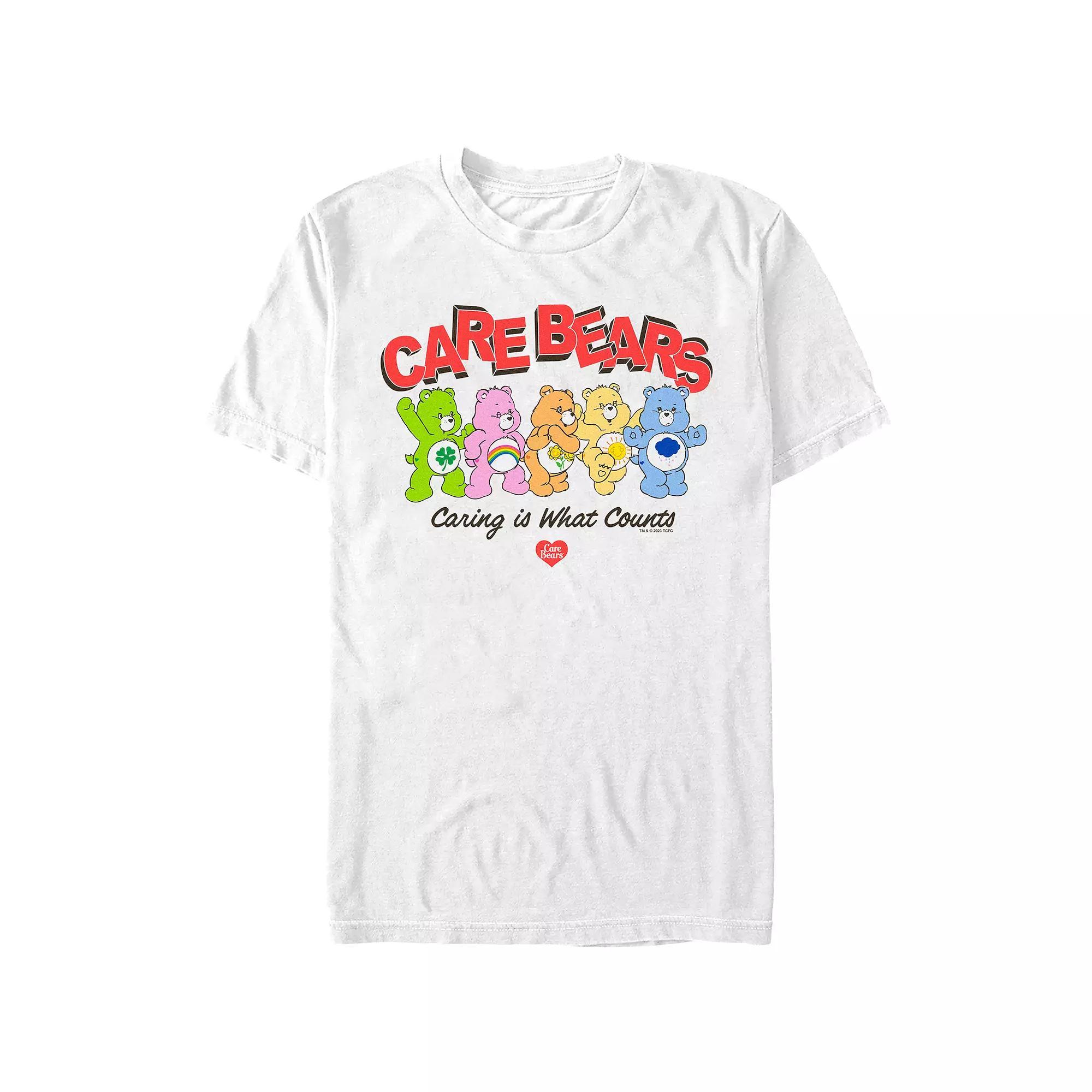 Mens Care Bears Coming Is What Counts Graphic Tee Product Image