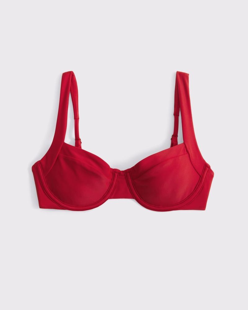 Wide Strap Underwire Bikini Top Product Image