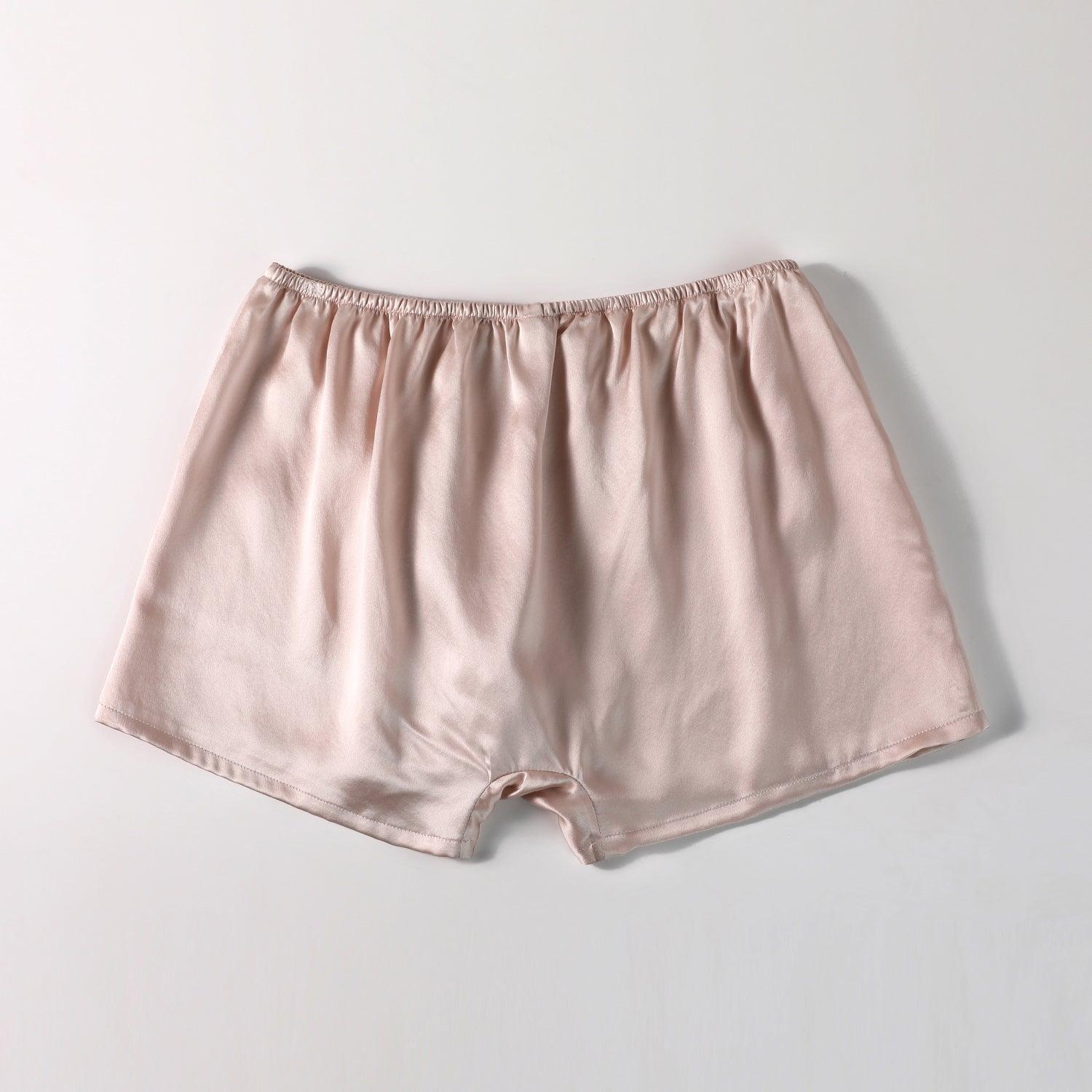 Black Pure Mulberry Silk Men's Trunks | Low Rise | 19 Momme | Soar Collection Product Image