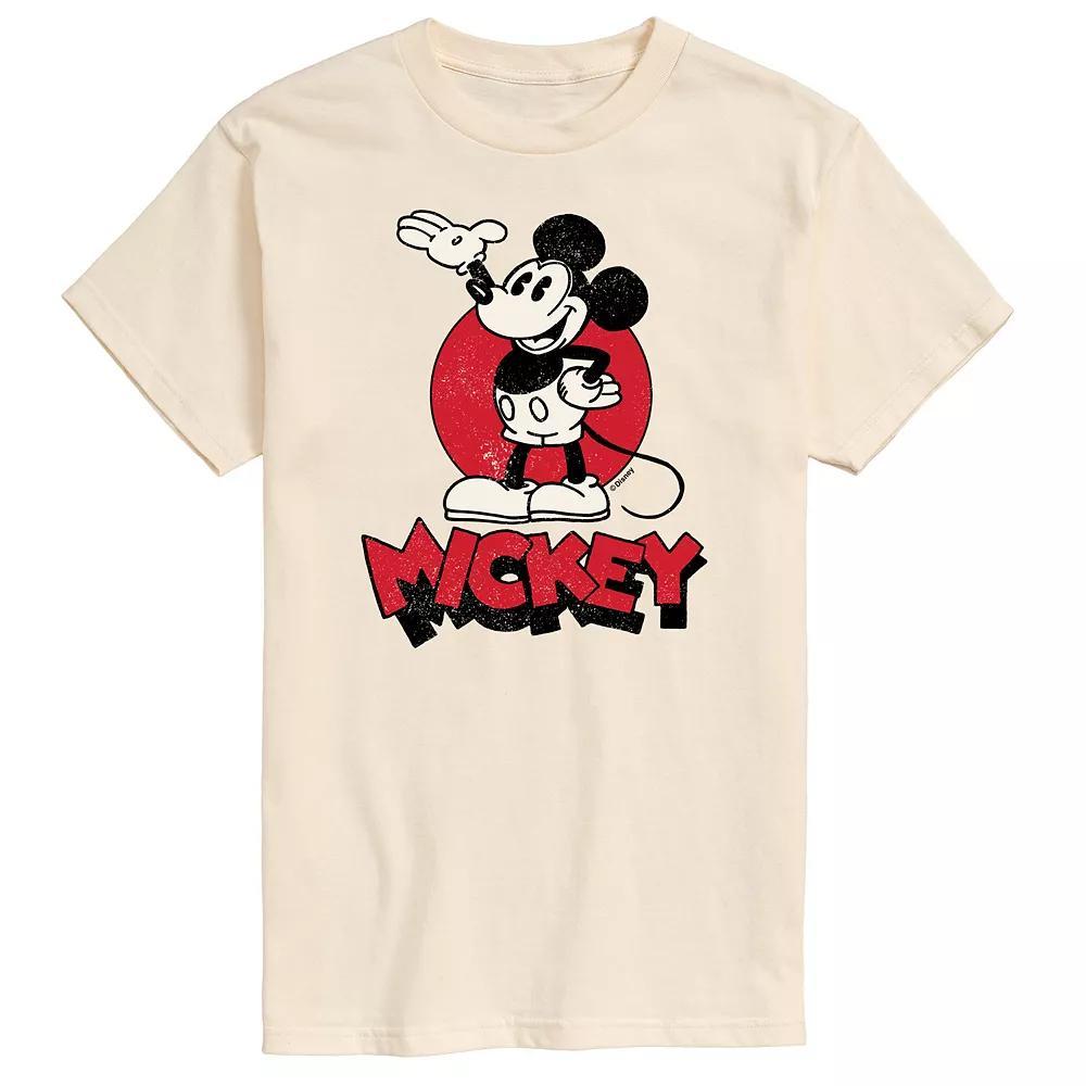 Disney's Mickey Heritage Men's Graphic Tee, Size: Large, Gray Product Image