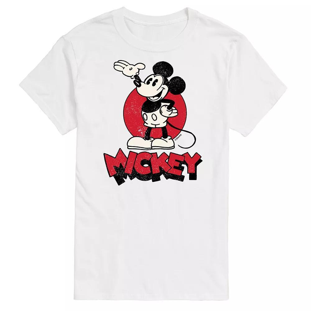 Disney's Mickey Heritage Men's Graphic Tee, Size: Large, Gray Product Image