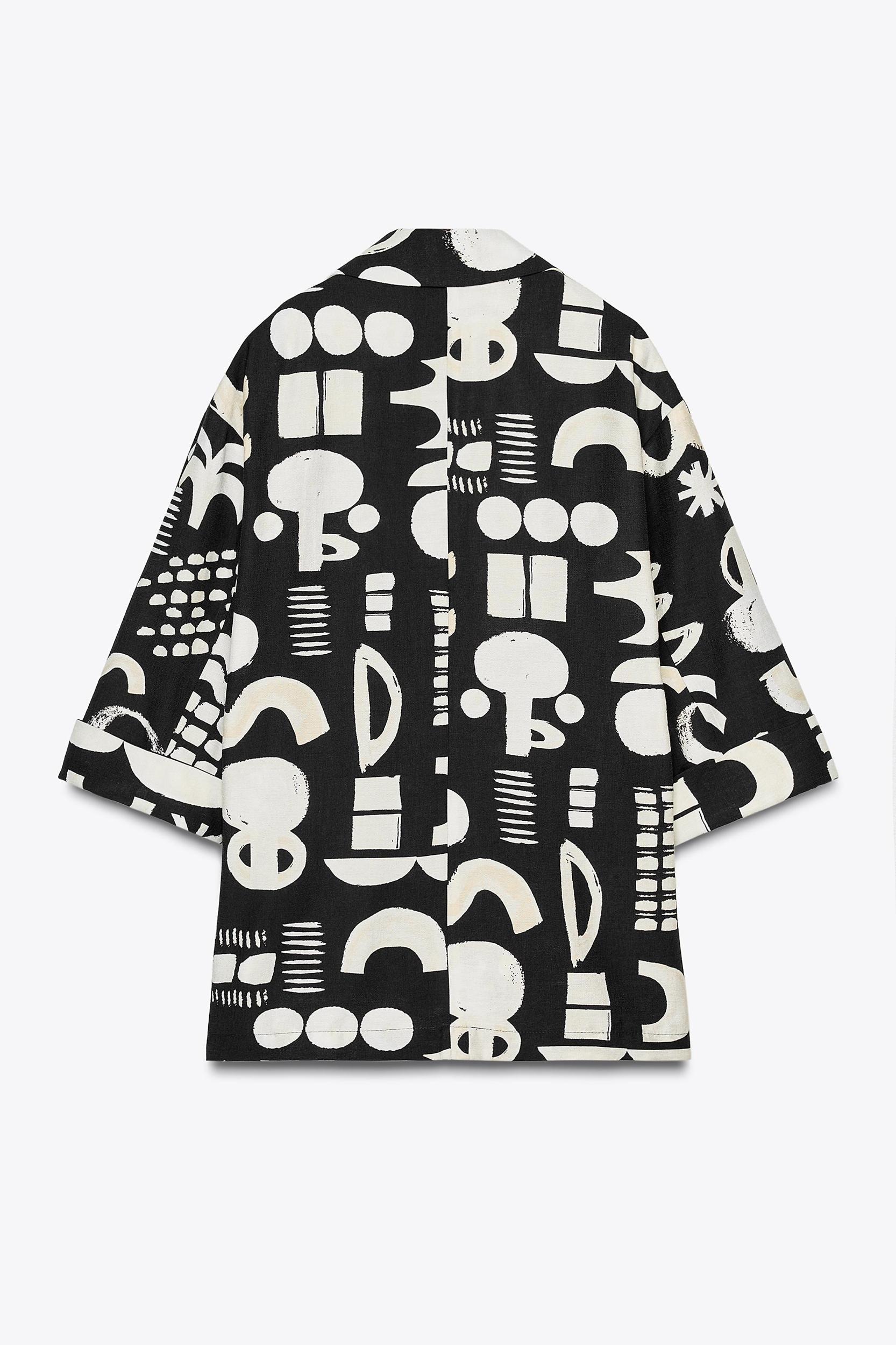 WATERCOLOR PRINT BLAZER Product Image