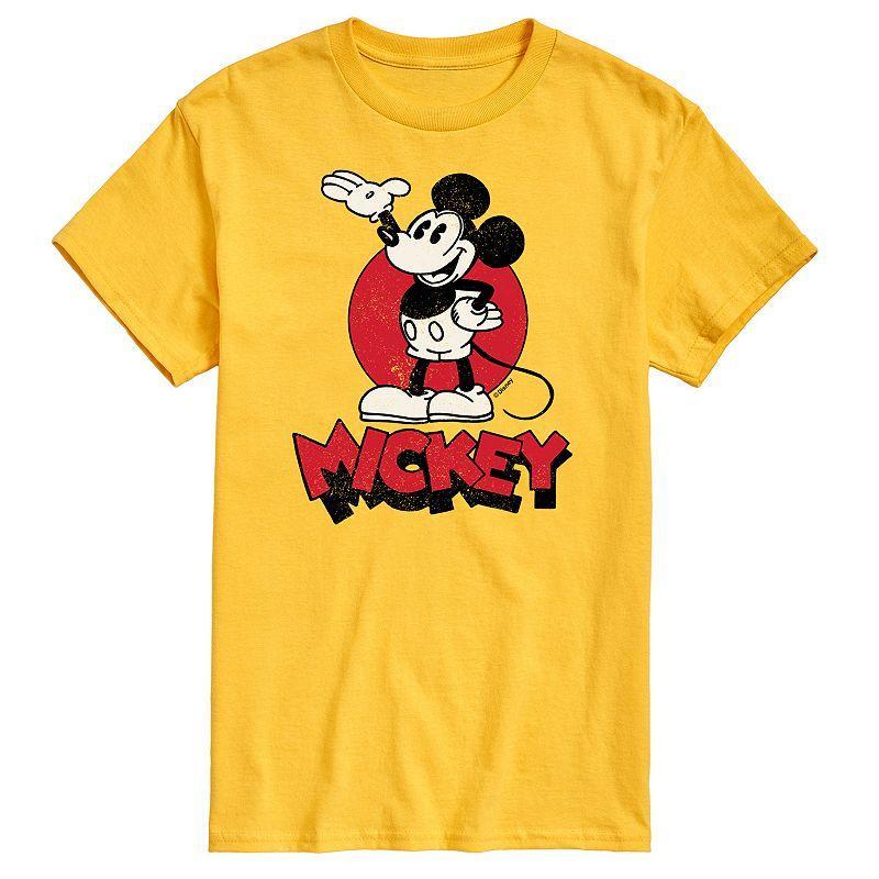 Disney's Mickey Heritage Men's Graphic Tee, Size: Large, Gray Product Image