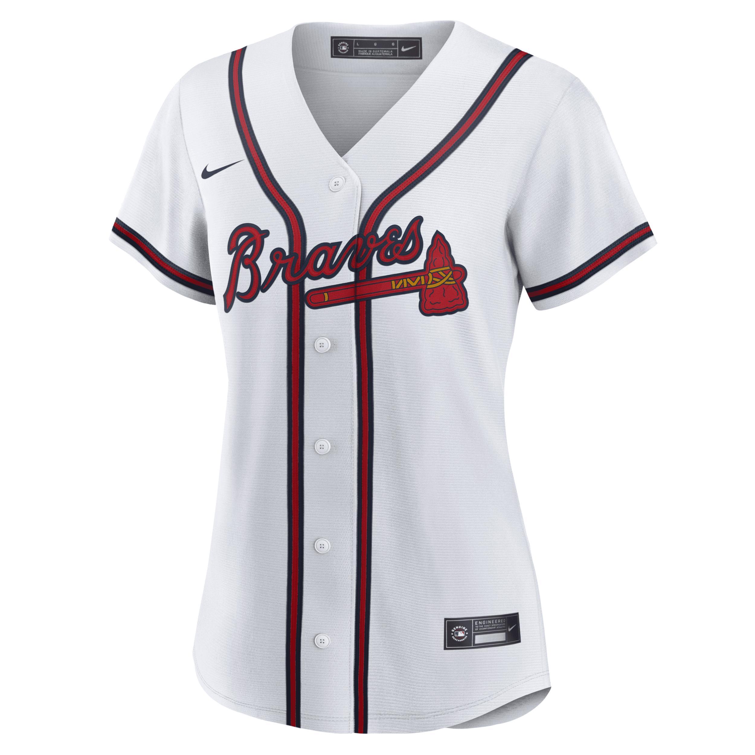 Womens Nike Matt Olson White Atlanta Braves Home Replica Player Jersey - White Product Image