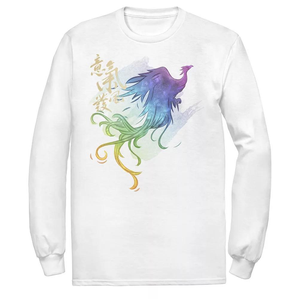 Men's Disney Mulan Live Action Phoenix Watercolor Tee, Size: Small, White Product Image