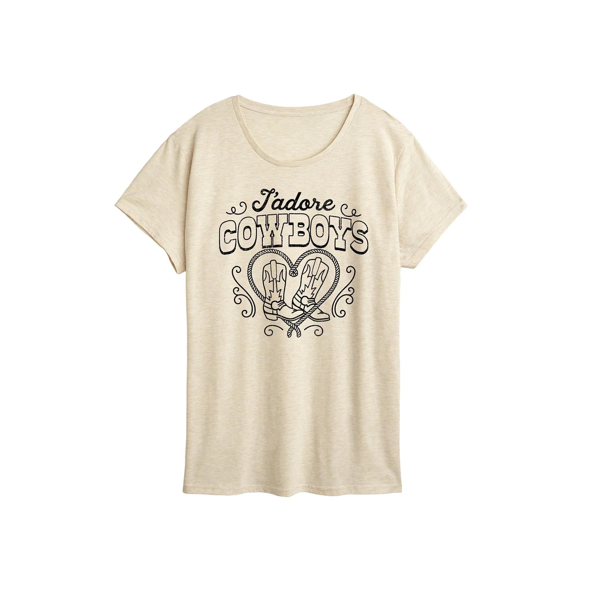 Womens Jadore Cowboys Graphic Tee Product Image