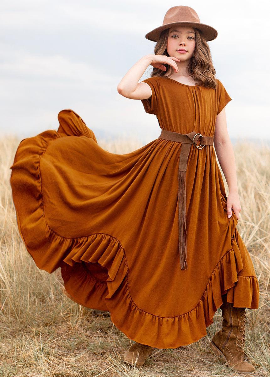 Pilar Dress in Spice Female Product Image