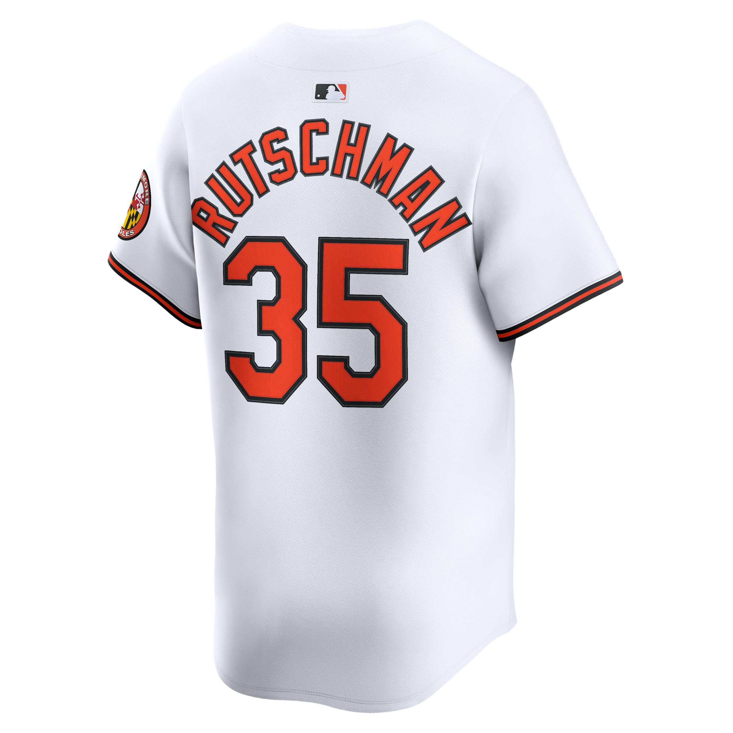 Mens Nike Adley Rutschman Gray Baltimore Orioles Road Limited Player Jersey Product Image
