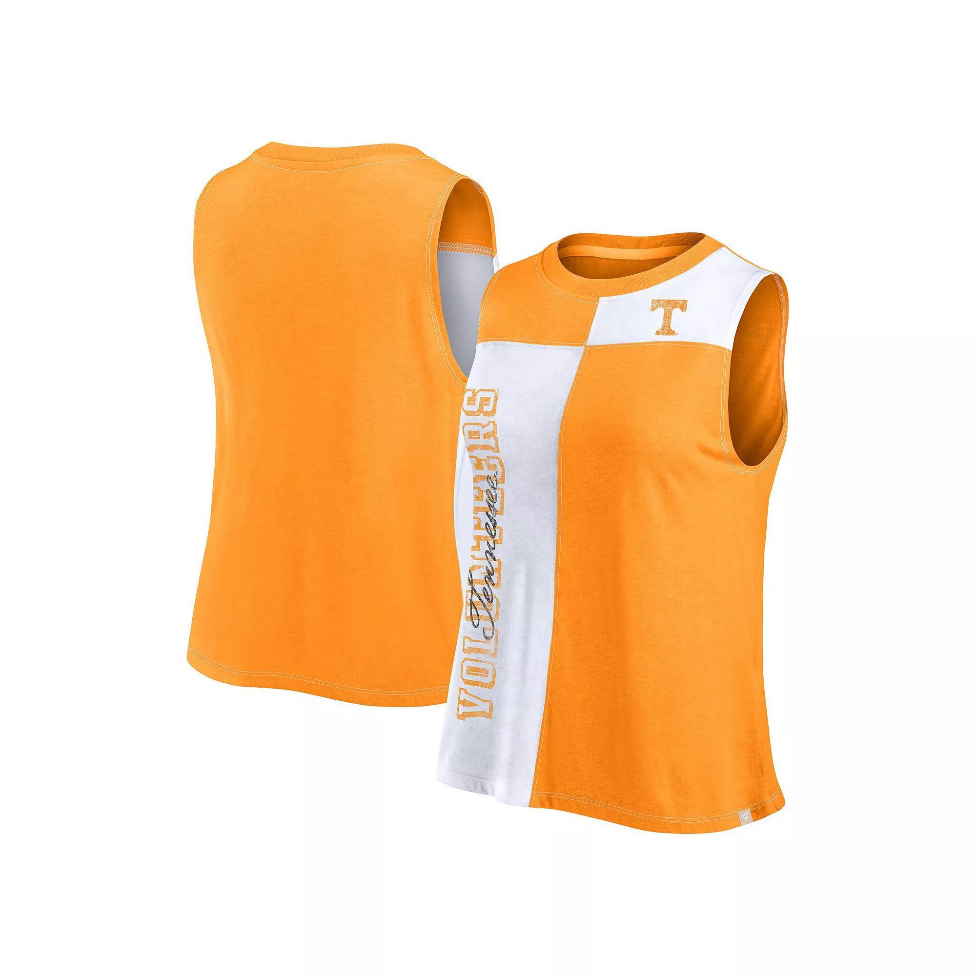 Women's Fanatics Branded Aqua/White Miami Dolphins Script Color Block Tank Top, Size: 3XL, Turquoise A Product Image