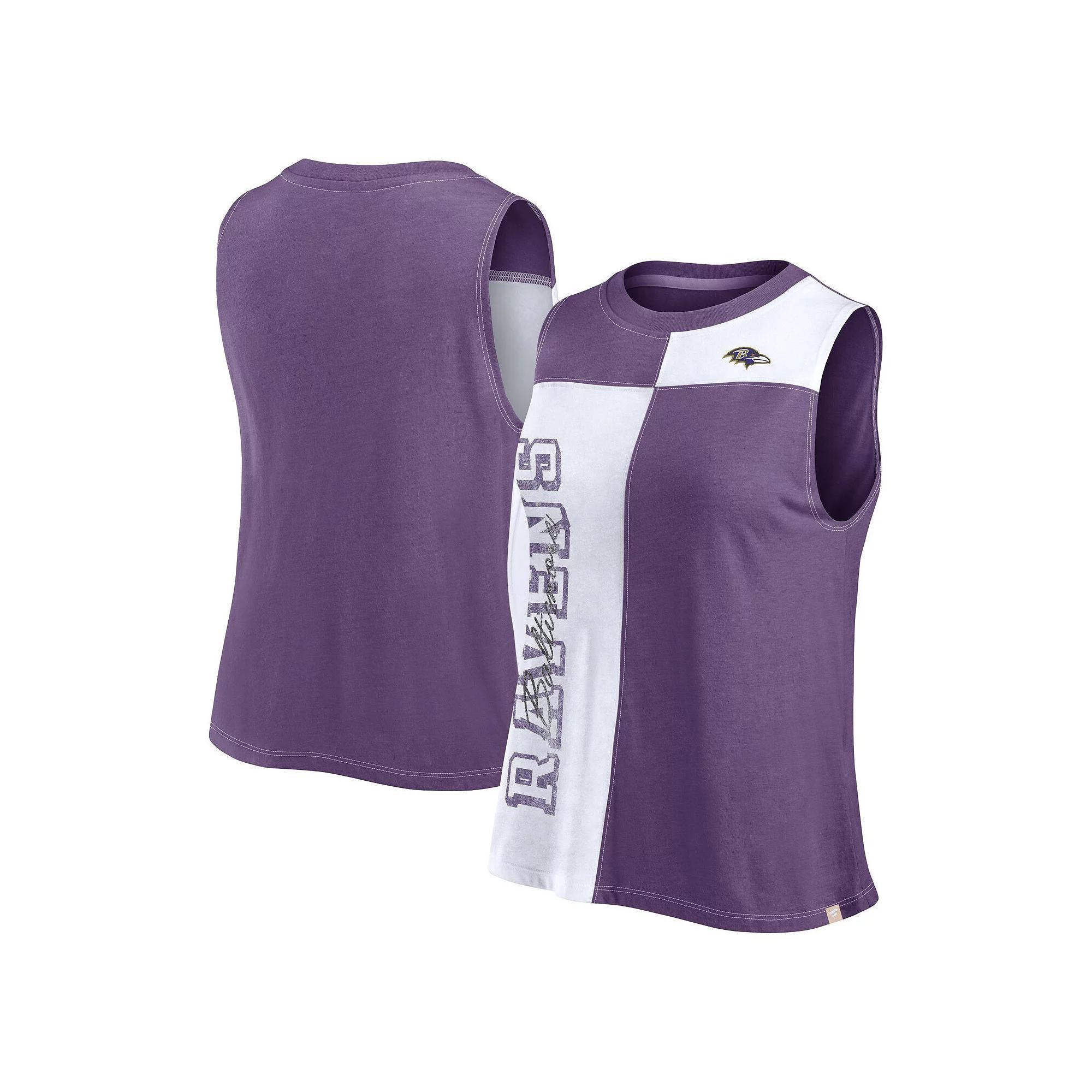 Women's Fanatics Branded Aqua/White Miami Dolphins Script Color Block Tank Top, Size: 3XL, Turquoise A Product Image