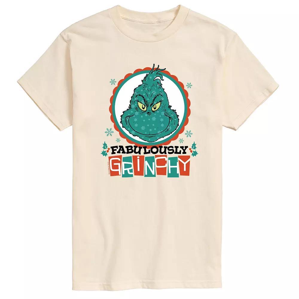 Mens Dr. Seuss The Grinch Fabulously Grinchy Graphic Tee Product Image