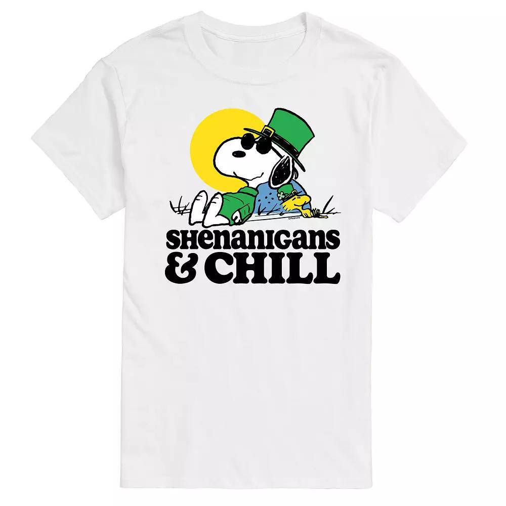Big & Tall Peanuts Snoopy Shenanigans & Chill Graphic Tee, Mens Product Image