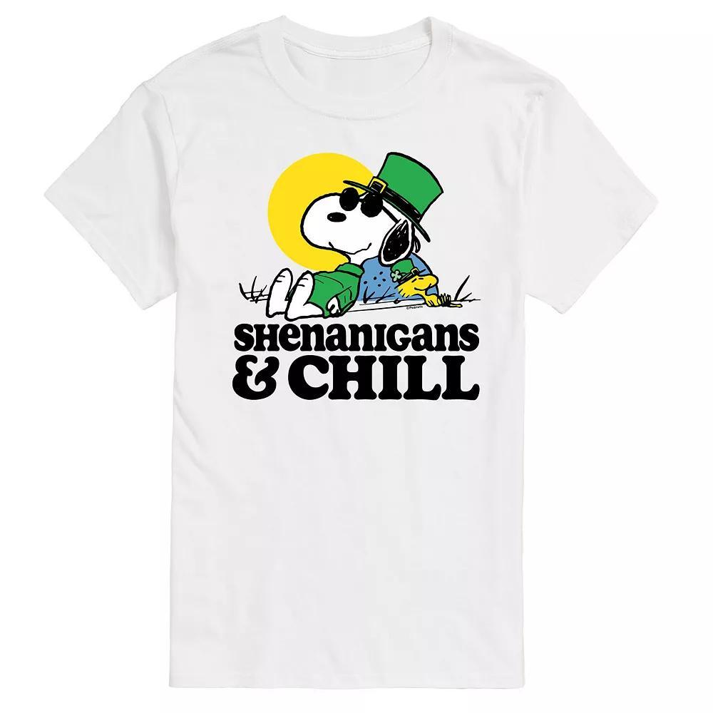 Big & Tall Peanuts Snoopy Shenanigans & Chill Graphic Tee, Mens Product Image