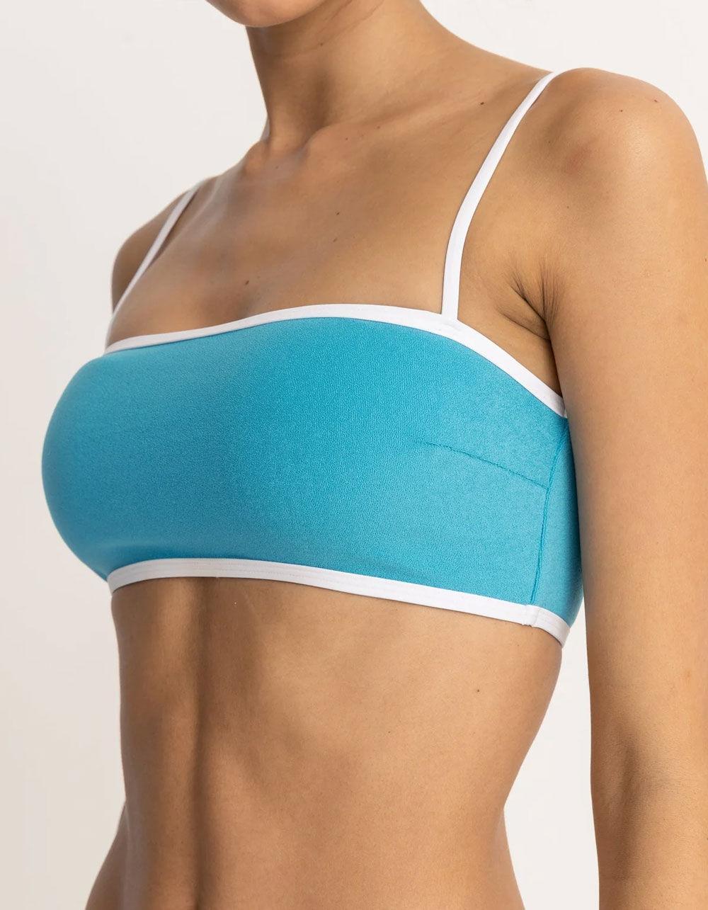 RHYTHM Terry Bandeau Bikini Top Product Image