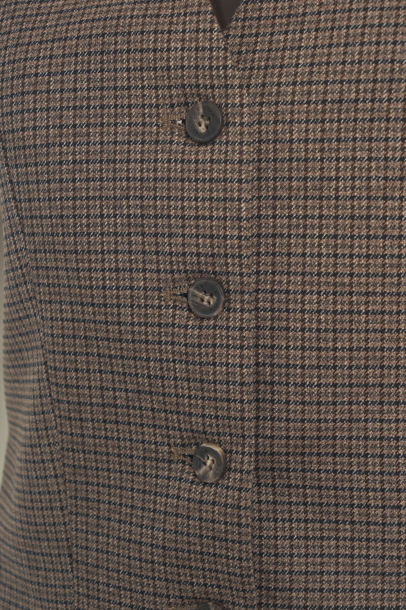 Vest with check pattern Product Image