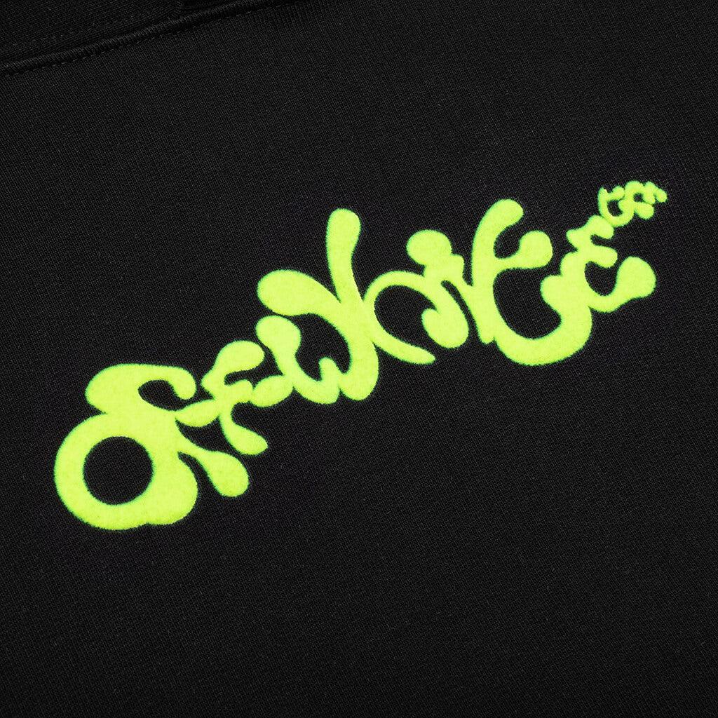 Opposite Arr Boxy Hoodie - Black/Lime Male Product Image