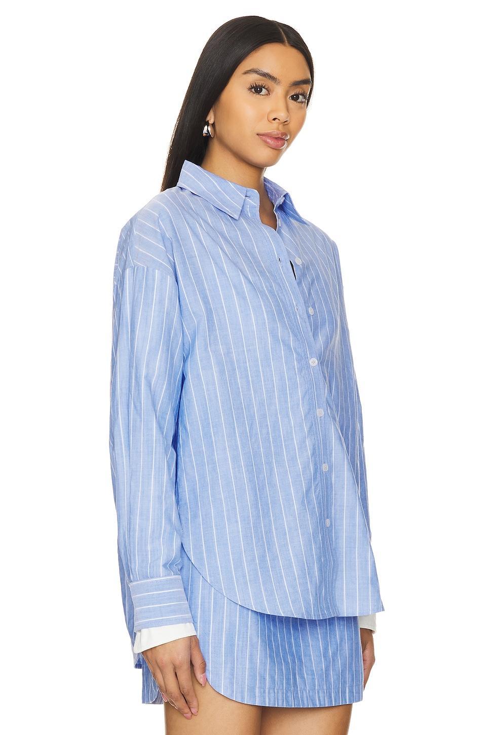 Mer Button Down Top Line & Dot Product Image