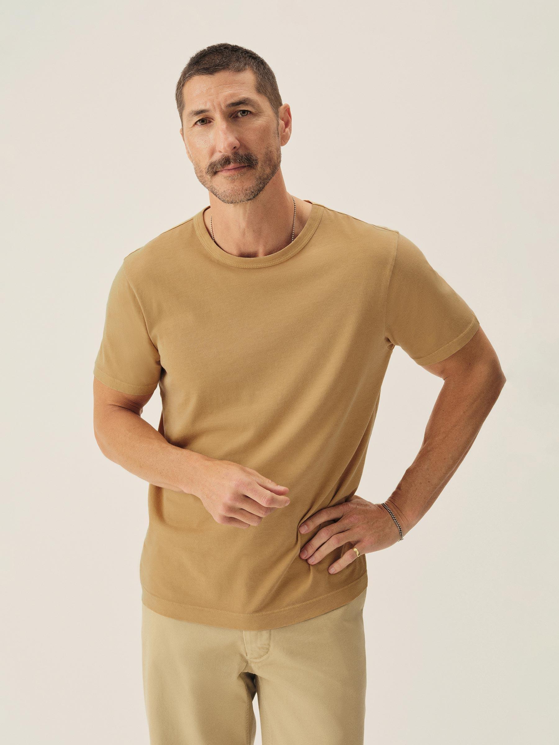 Marigold Venice Wash Pima Classic Tee Product Image