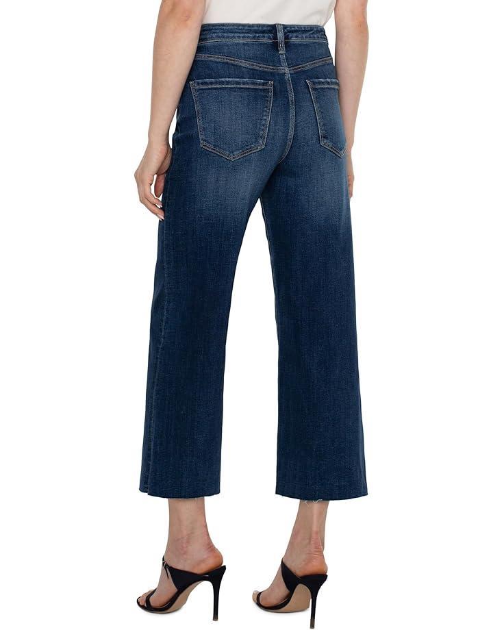 Stride High-Rise Crop Wide Jeans 26" Inseam Product Image