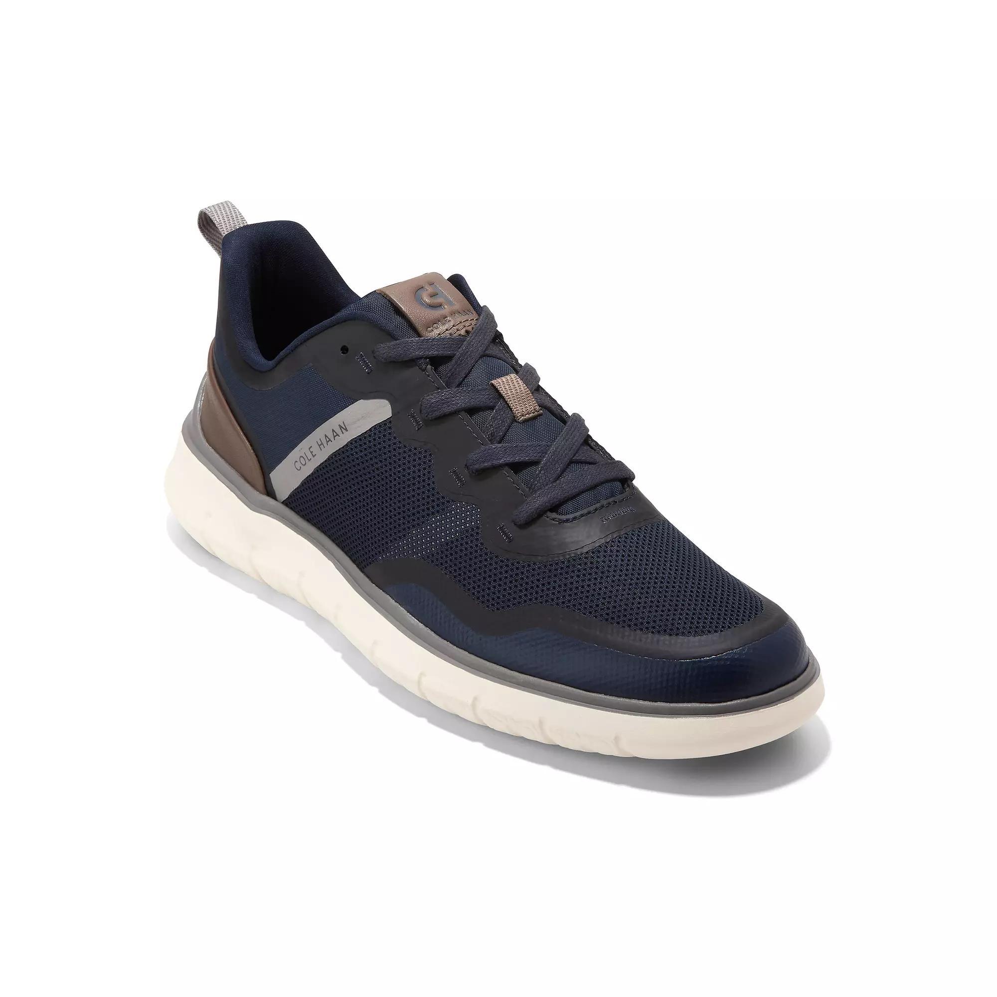 Cole Haan Generation Zerogrand Men's Textured Sneakers, Size: 9.5, Blue Blazer Truffle Ti Product Image