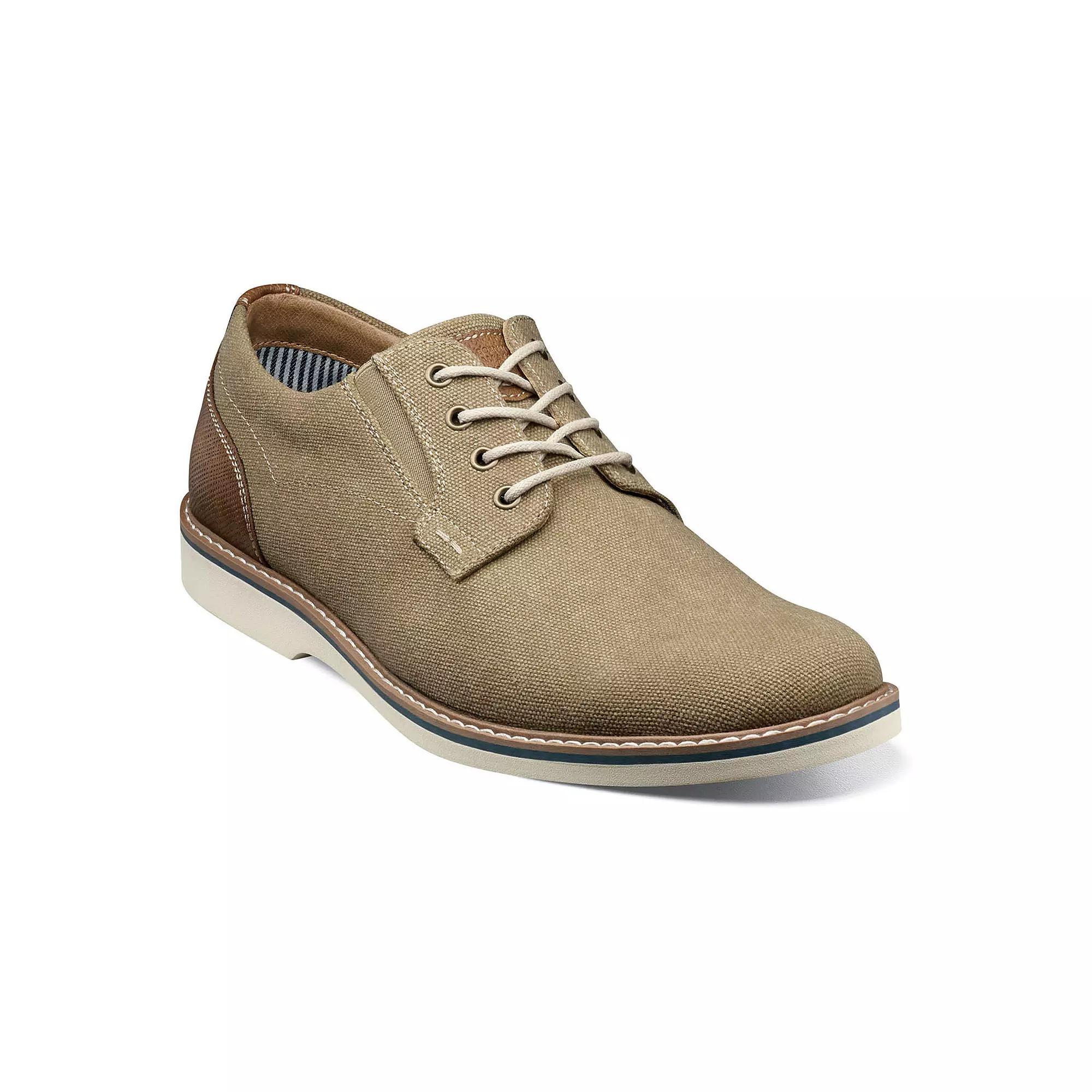 Nunn Bush® Barklay Men's Canvas Oxford Shoes, Size: 9, Green Light Blue Product Image